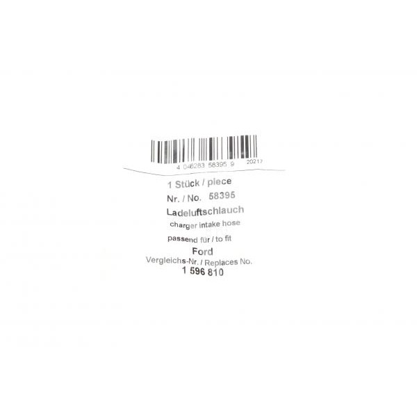 58395 AIC Патрубок інтеркулера (R) Ford Mondeo 2.2TDCi 08-15