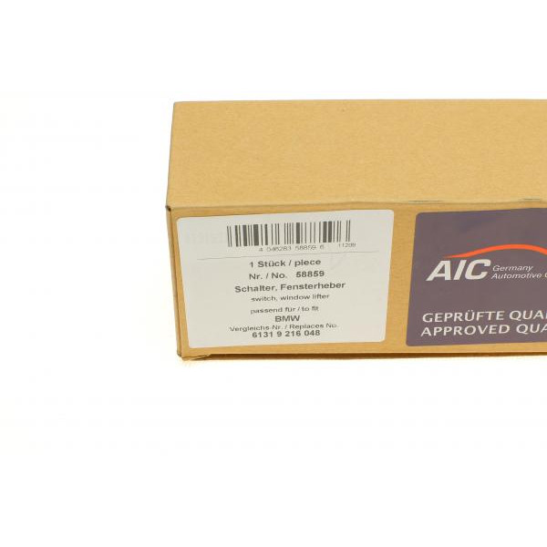 58859 AIC Кнопка склопідйомника (L) BMW X1 (E84) 09-15 (блок)