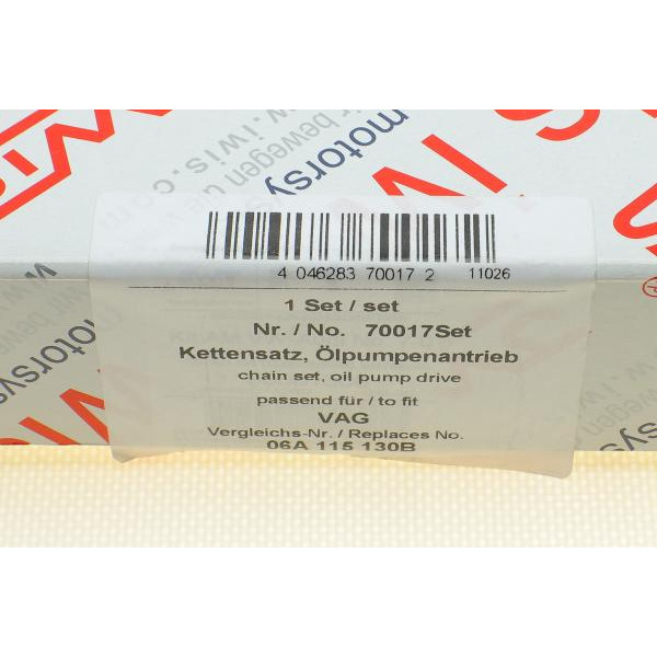 70017Set AIC Комплект ланцюга насоса масляного VW T5 1.9 TDI 03-09 (50z/Сімплекс)