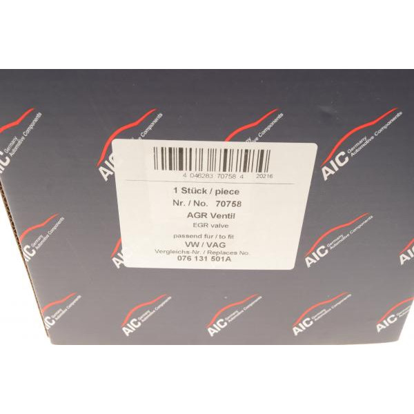 70758 AIC Клапан EGR VW Crafter 2.5TDI 06-13/T5 03-09