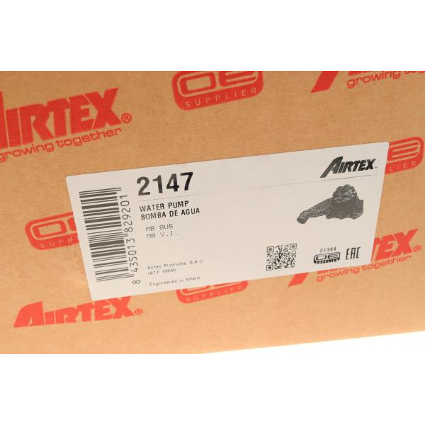 2147 AIRTEX Помпа води MB 814 OM366/OM356/OM357 6.0d 84-98