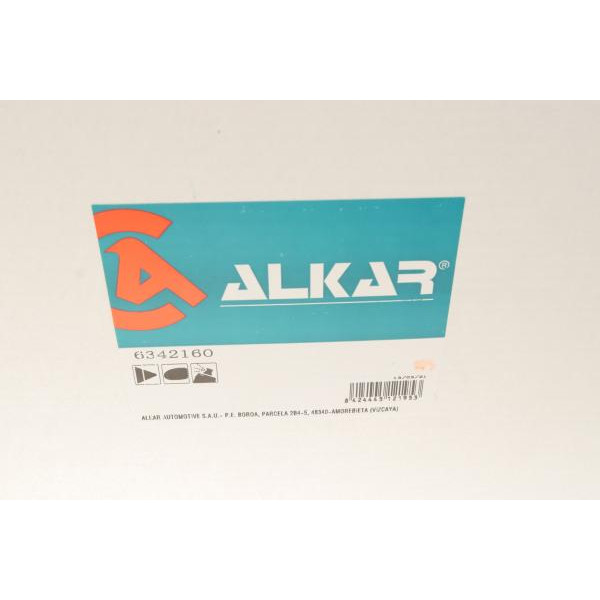 6342160 ALKAR Кришка дзеркала (під фарбування) (R) Renault Kangoo 1.5 dCi/1.6 16V 08-