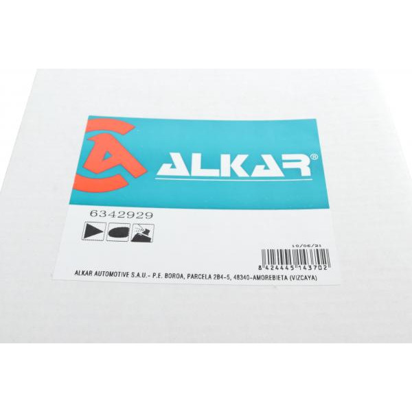 6342929 ALKAR Кришка дзеркала (під фарбування) (R) Fiat Doblo/Opel Combo 09-