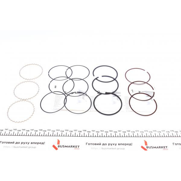 PRDAE391401000SET AMP Кільця поршневі Daewoo Matiz 0.8 (68,50mm/STD) (1.2x1.5x2.8) (к-кт 4 циліндри)