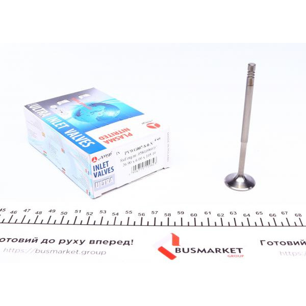PVWG007S0N AMP Клапан (впуск) Audi A4/A6/Skoda Octavia/Superb/VW Golf/Passat 1.8-3.0 -10 (27x6x105) (азотовані)