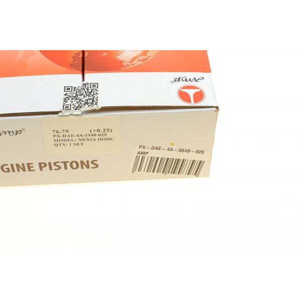 PXDAE4A3548025 AMP Поршень Daewoo Nexia 1.5 16V 97- (76.75mm/+0.25) (к-кт 4 шт)