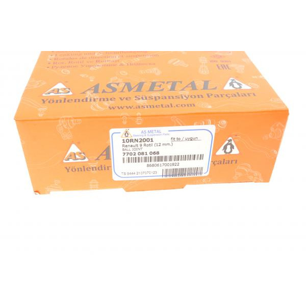10RN2001 ASMETAL Опора кульова (передня) Renault Kangoo 02- (отвер. крепл. 12mm)