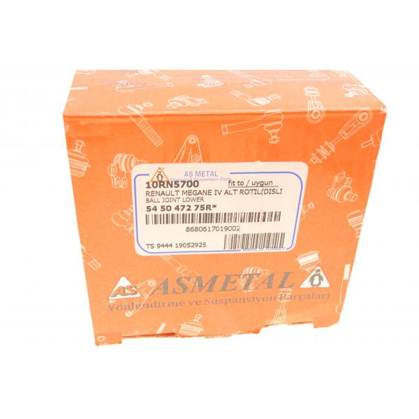 10RN5700 ASMETAL Опора кульова (передня) Renault Scenic IV/Megane IV 15-