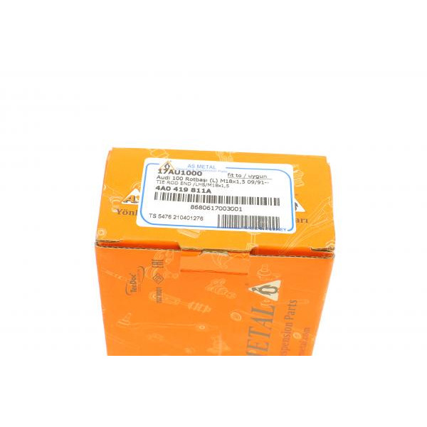 17AU1000 ASMETAL Наконечник рульової тяги (L) Audi 100 (4A/C4) 2.0-4.2 90-94 (L=75mm)