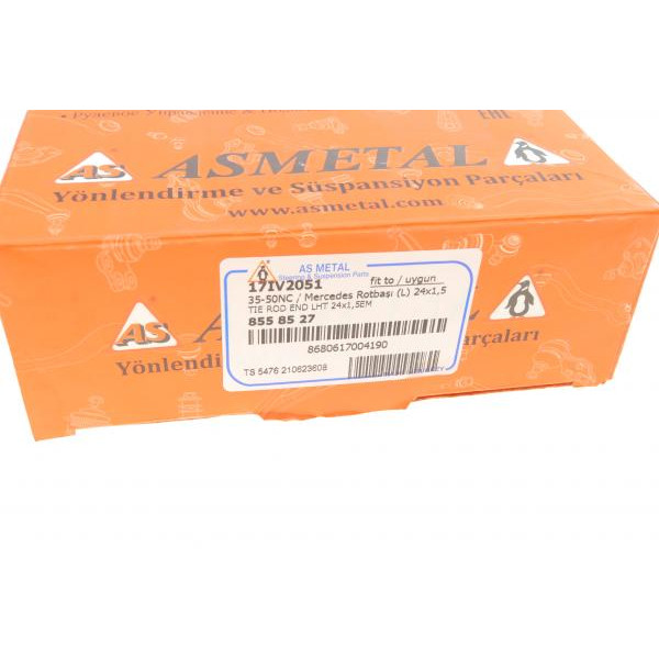 17IV2051 ASMETAL Наконечник рульової тяги (L) Iveco 35NC/50NC (M24X1.5) E3