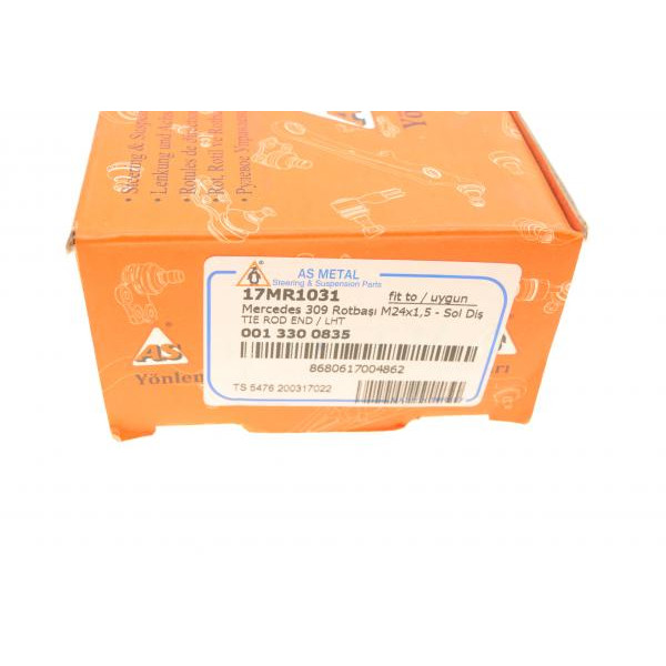17MR1031 ASMETAL Наконечник рульової тяги (L) MB 407-608D (M24x1.5)