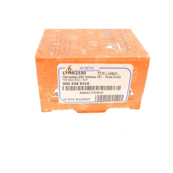 17MR2330 ASMETAL Наконечник рульової тяги MB (W123/124) (M14x1.5) RHT (зовн.)