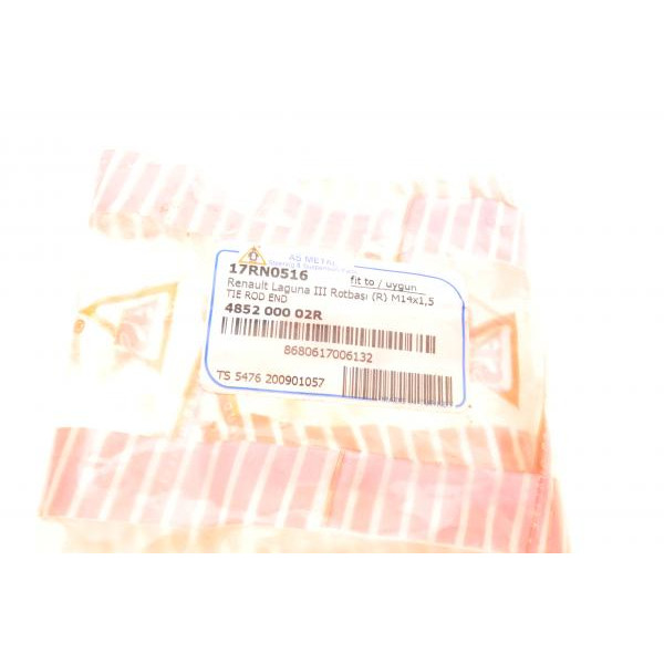 17RN0516 ASMETAL Наконечник рульової тяги (R) Renault Laguna III 1.5-3.5 07-