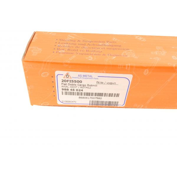 20FI5500 ASMETAL Тяга рульова Fiat Doblo 1.9JTD 01- (+PS) (M16x1.5/L=333,5mm)