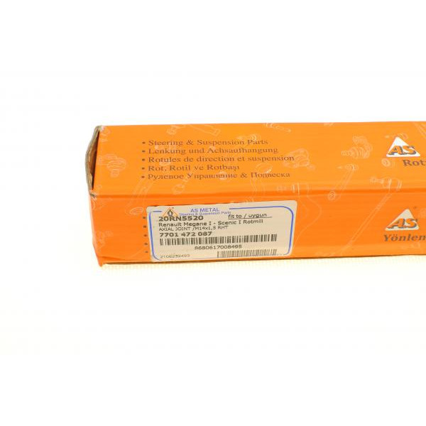 20RN5520 ASMETAL Тяга рульова Renault Megane I/Scenic I 96-03 (L=286.5mm)