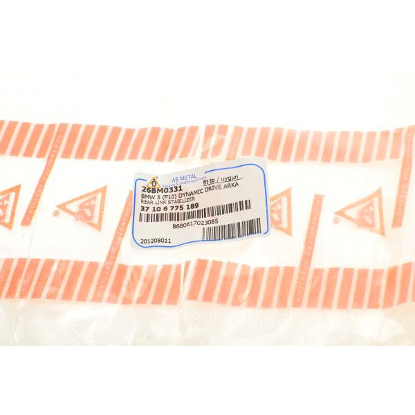 26BM0331 ASMETAL Тяга стабілізатора (заднього) BMW 5 (F10)/7 (F01-04) 08- (L=110mm)