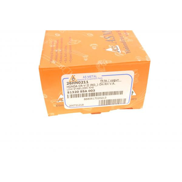 26HN0211 ASMETAL Тяга стабілізатора (переднього) (R) Honda Civic VII 01-05/CR-V II 01-07/FR-V 04-