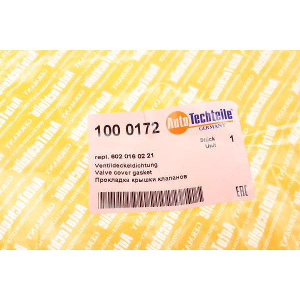 1000172 AUTOTECHTEILE Прокладка кришки клапанів MB OM602 (0172)