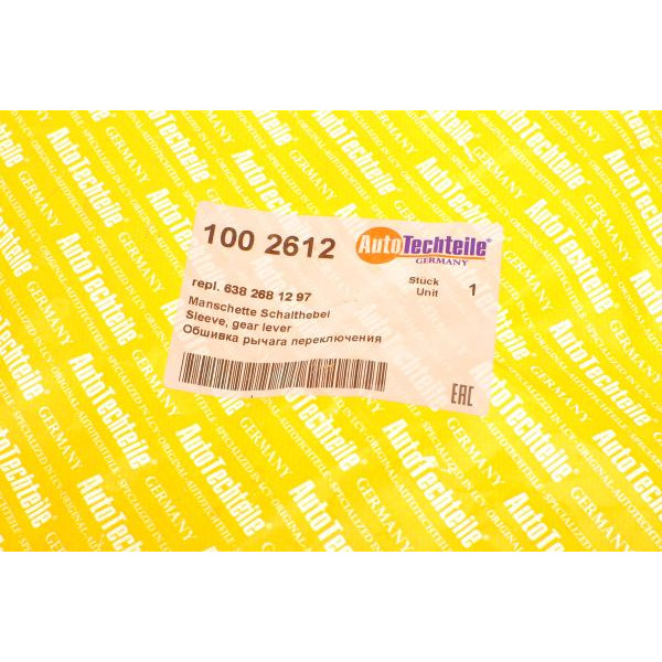 1002612 AUTOTECHTEILE Чохол важеля КПП MB Vito (W638) 96-03 (з ручкою) (2612)