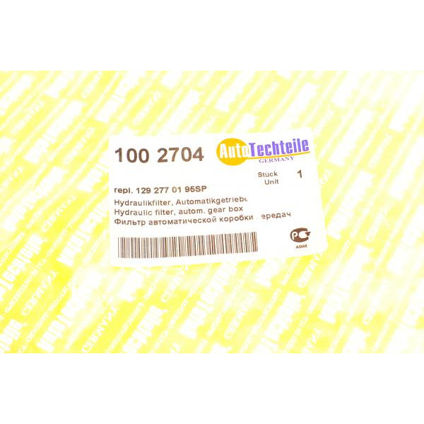 1002704 AUTOTECHTEILE Фільтр АКПП MB E-class (W124/210)/S-class (W126/140) 2.0-6.0 79-02 (з прокладкою)