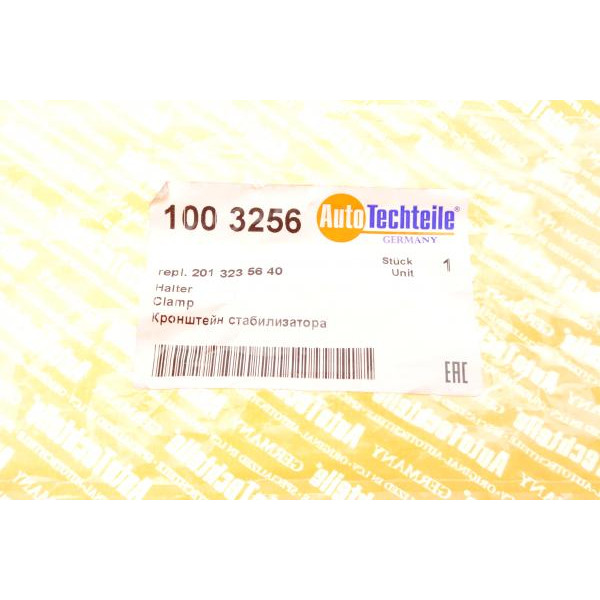 1003256 AUTOTECHTEILE Кронштейн стабілізатора (переднього/спереду) (R) MB 190 (W201) 82-93