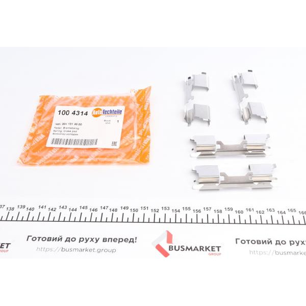 1004314 AUTOTECHTEILE Планка суппорта прижимная VW Crafter/MB Sprinter (W906)/Vito (W639)