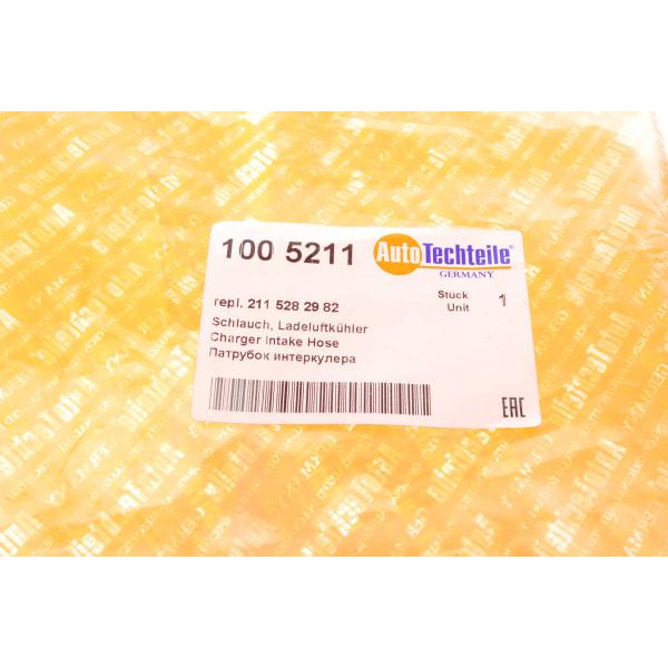 1005211 AUTOTECHTEILE Патрубок інтеркулера (L) MB E-class (W211) 2.2CDI 02-08