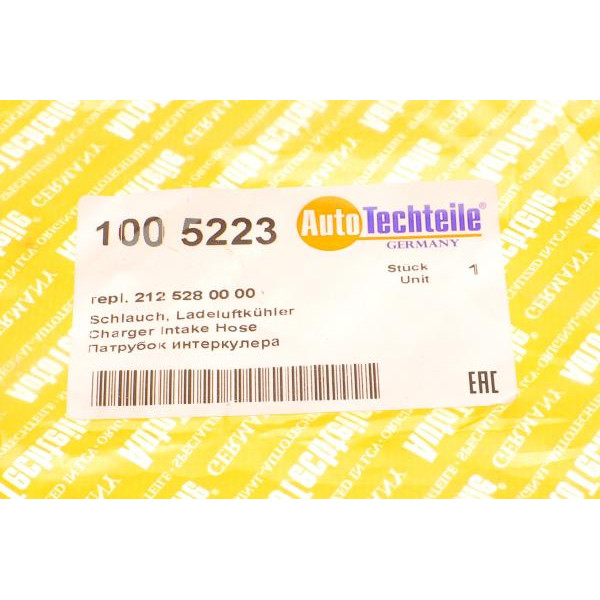 1005223 AUTOTECHTEILE Патрубок інтеркулера (L) MB C-class (W204)/ E-class (W212) 09-16