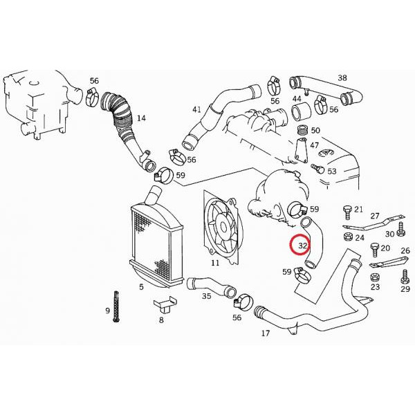 1005253 AUTOTECHTEILE Патрубок інтеркулера MB Vito 2.3TDI (5253)