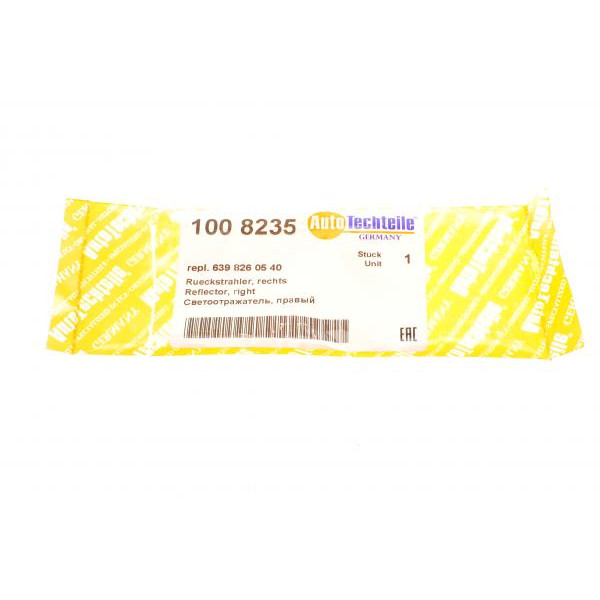 1008235 AUTOTECHTEILE Відбивач бампера (заднього) MB Vito (W639) 03-(R) (8235)