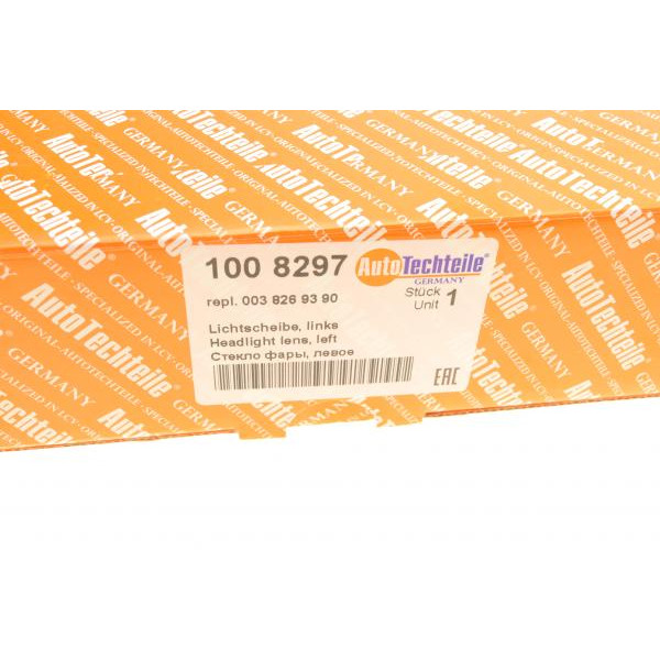 1008297 AUTOTECHTEILE Скло фари MB Vito (W638) 96-03 (L) (8297)