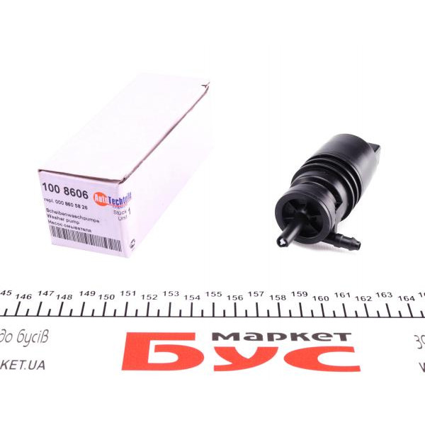 1008606 AUTOTECHTEILE Моторчик бачка омивача MB Sprinter (906)/VW Caddy/Crafter/T4/T5