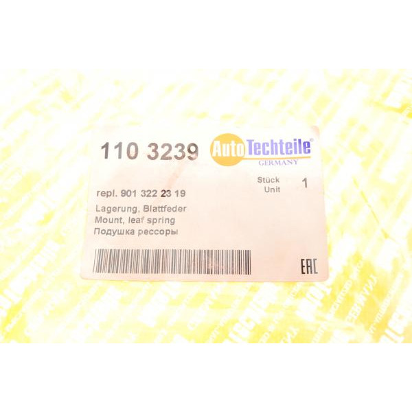 1103239 AUTOTECHTEILE Подушка ресори (трикутник) MB Sprinter/VW LT 96- (2-ох лист.)