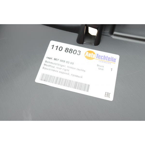 1108803 AUTOTECHTEILE Бризковик (задній) (R) MB Sprinter 907 18-
