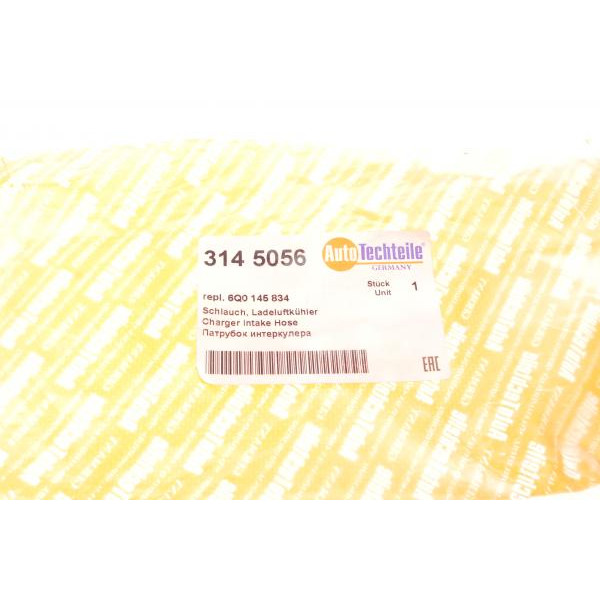 3145056 AUTOTECHTEILE Патрубок интеркулера Skoda Fabia/ Octavia/ VW Polo 1.4/1.9 TDI 00-