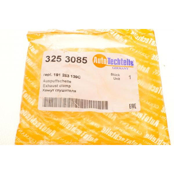 3253085 AUTOTECHTEILE Хомут глушника VW T4 2.0/2.4/2.5/2.8 90-03