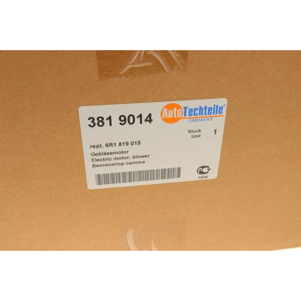 3819014 AUTOTECHTEILE Моторчик пічки Audi A1/A2/Skoda Fabia/Rapid/Roomster 01-