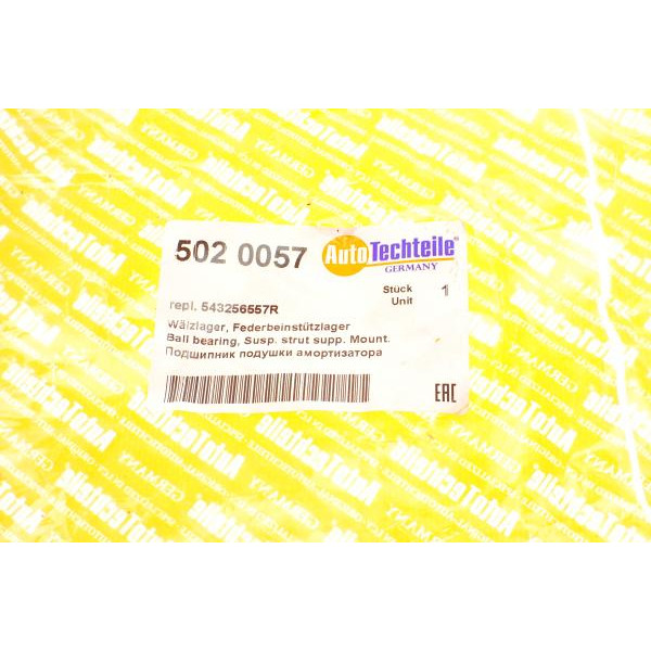 5020057 AUTOTECHTEILE Підшипник амортизатора опорний Renault Megane III 08-