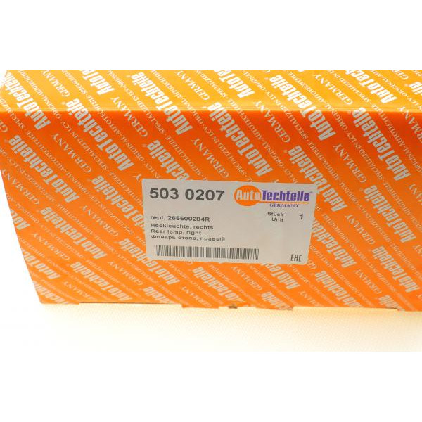 5030207 AUTOTECHTEILE Ліхтар задній Renault Dokker 12- (R)