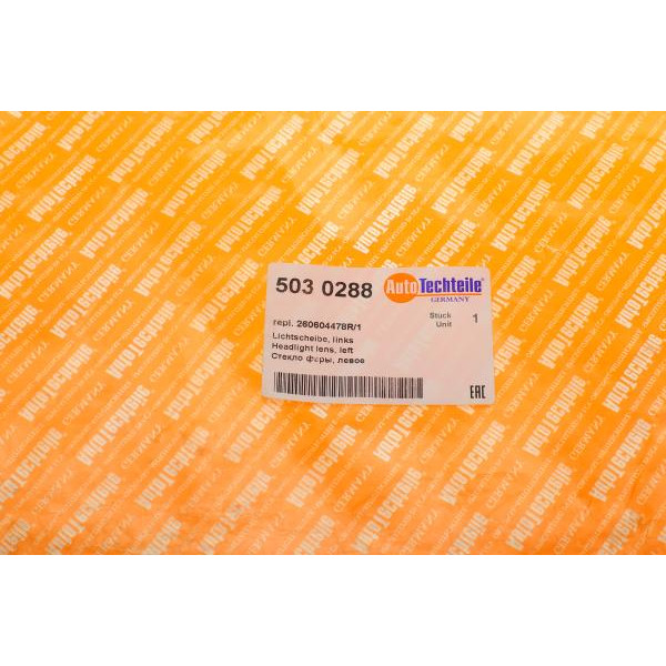 5030288 AUTOTECHTEILE Скло фари Opel Movano/Renault Master 10- (L)