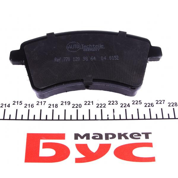 5040152 AUTOTECHTEILE Колодки гальмівні (передні) Renault Kangoo 1.5dCi 08-