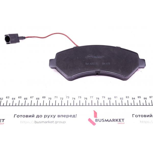 5040175 AUTOTECHTEILE Колодки гальмівні (передні) Citroen Jumper/Fiat Ducato/Peugeot Boxer 2.0-3.0HDi 06- R16