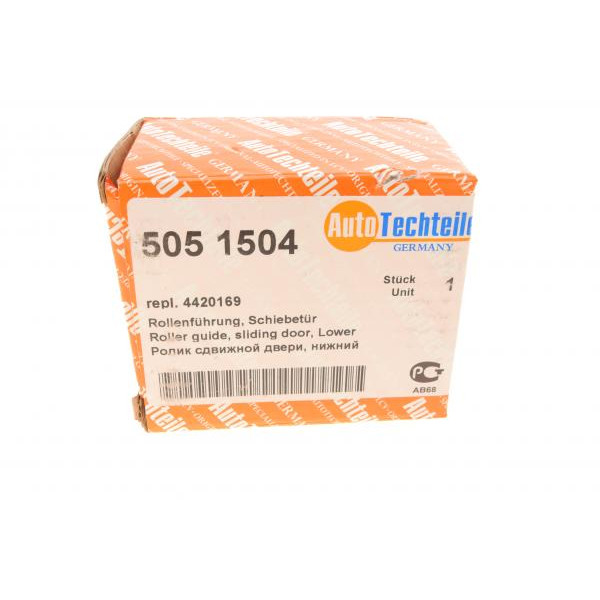 5051504 AUTOTECHTEILE Ролик дверей (боковий/нижній) (R) Renault Master/Opel Movano 10-