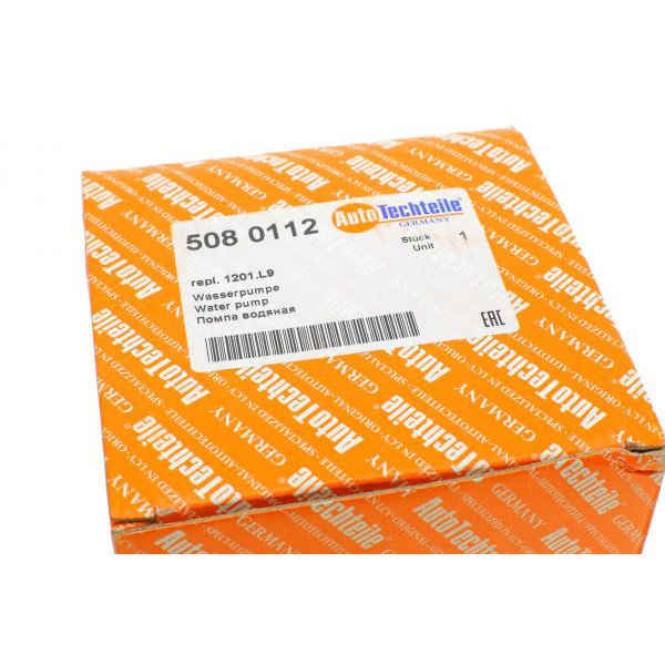 5080112 AUTOTECHTEILE Помпа води Fiat Doblo 1.3D/JTD/Opel Combo/Astra H/J/Corsa D/E 1.3CDTI 05-