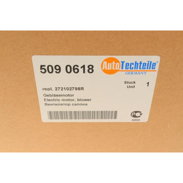 5090618 AUTOTECHTEILE Моторчик пічки Dacia Logan 1.5 dCi 13-