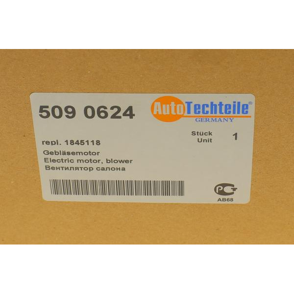 5090624 AUTOTECHTEILE Моторчик пічки Opel Astra G/H 98-13