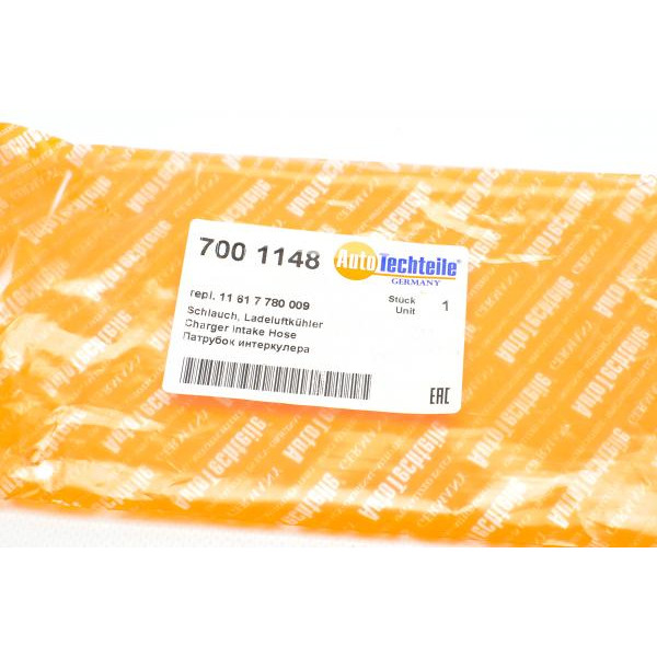 7001148 AUTOTECHTEILE Патрубок інтеркулера BMW 3 (E46)/5 (E39) 1.8-2.0d 98-03 M47 D20