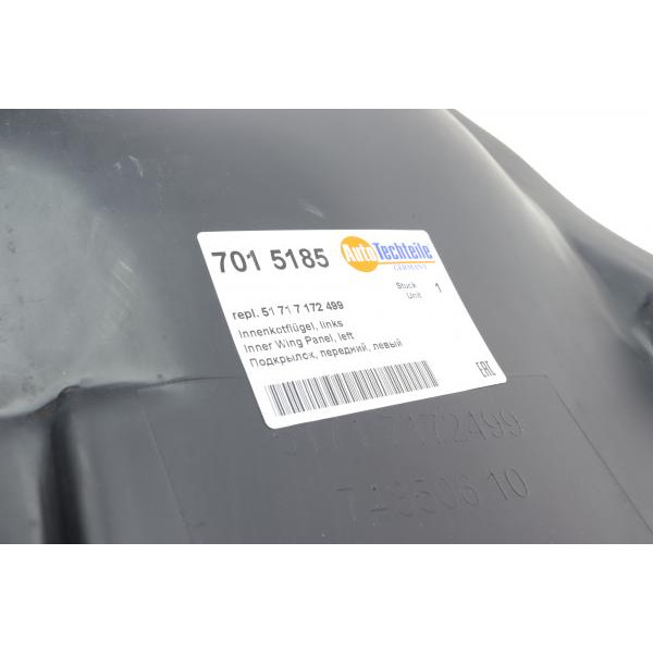 7015185 AUTOTECHTEILE Підкрильник (передній/перед. частина) BMW 3 (E90) 08-11 (L)