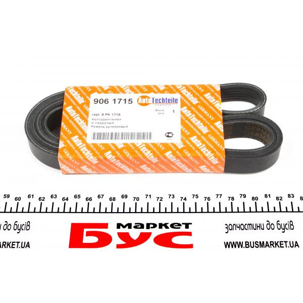 9061715 AUTOTECHTEILE Ремінь генератора VW LT 2.5TDI 00- (-AC)/T4 2.4D/2.5TDI 96- (6PK1715)