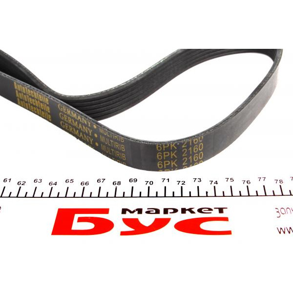 9062160 AUTOTECHTEILE Ремінь генератора MB Vito (W638) 2.2CDI (6PK2160)
